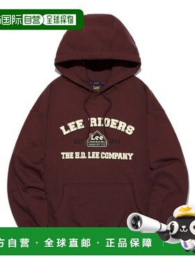 韩国直邮LEE正品美式复古新品男款卫衣LE2503HD07BU