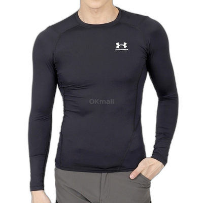 韩国直邮UNDER ARMOUR UA HG Armor Comp LS长袖基层运动衫 男士