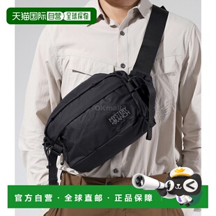 Mysteryranch胸包男女款黑色斜挎包可手提简约111178-001腰包