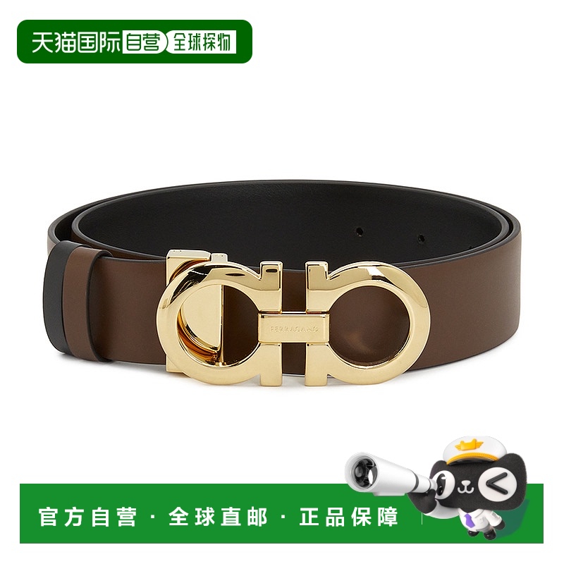 1h可退 韩国直邮ferragamo 女士 腰带菲拉格慕牛皮休闲