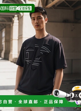 韩国直邮DIESEL T恤男士 A098950KHAK9XXT STRAPOVAL D LOGO DEST