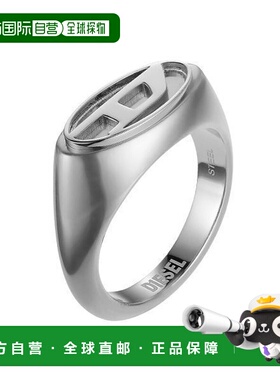 韩国直邮DIESEL [官方正品] DX1475040 椭圆形 D 标志指环 144593