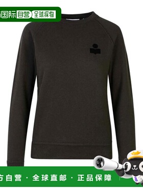 韩国直邮Isabel Marant 长袖 T 恤 SW0004FAA1M07E02FK 褪色黑色