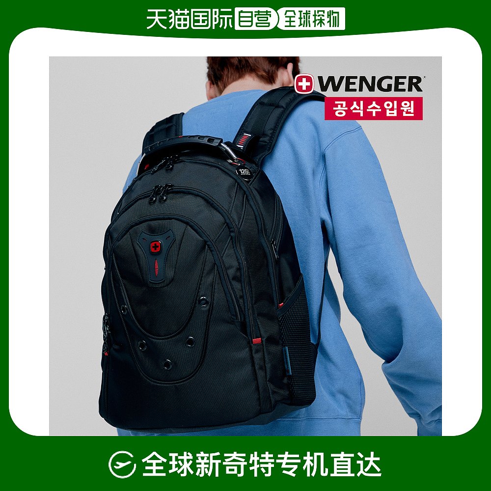 韩国直邮wenger 通用 双肩包威戈背包牛皮英寸 箱包皮具/热销女包/男包 双肩背包 原图主图