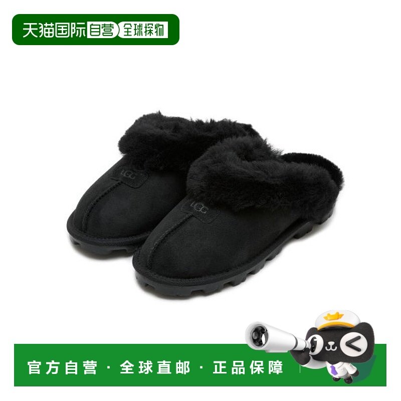 韩国直邮自营Ugg拖鞋男女款一脚蹬毛绒舒适休闲简约时尚百搭家居