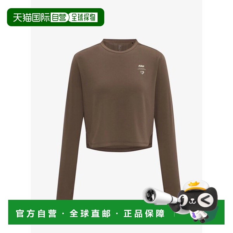 韩国直邮FILA Wheela 速干半截长袖T恤 FS253RL02F003 217 650