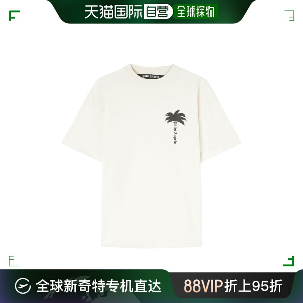 韩国直邮PALM ANGELS24SS短袖T恤男PMAA072S24JER001 OFFWHITE