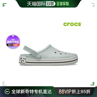 韩国直邮 CROCS 舒适徽标平底凉鞋 M6W8 209651 1FT