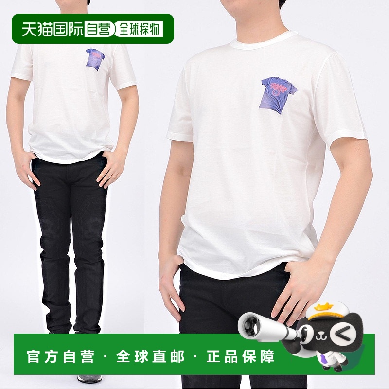 韩国直邮GOLDEN GOOSE [金鹅] 16S/S 男士印花T恤 (G28MP524_A1_1