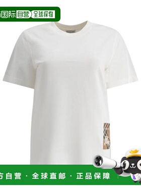 韩国直邮Burberry 短袖 T 恤 8104886 白色 DOM博柏利
