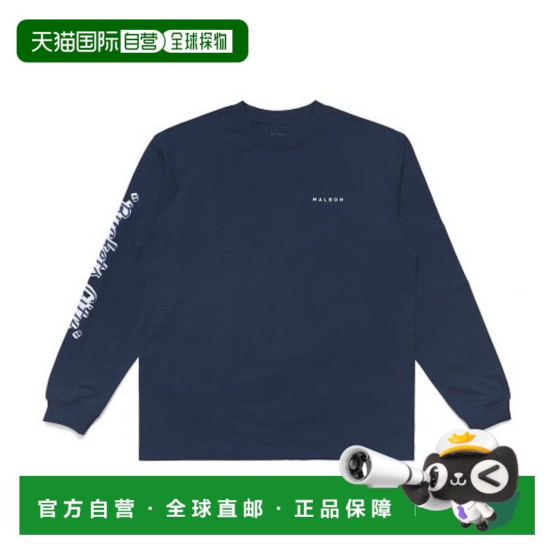 韩国直邮MALBON GOLF男士T恤M3313LRL01NVY Buckets City LS Tee