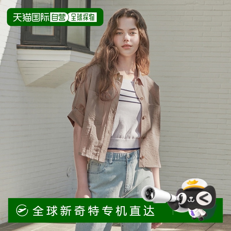 韩国直邮soup 通用 衬衫潮流舒适 休闲时尚百搭 自然简约高级感