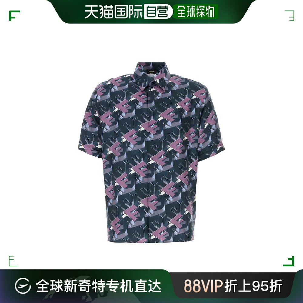 韩国直邮FENDI23FW长袖衬衫男FS0795APQ9 F0F5UPRINTED 男装 衬衫 原图主图