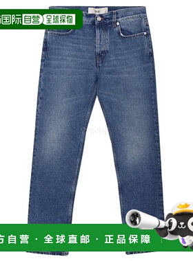 韩国直邮Sefr 2024年春季 做旧水洗直筒牛仔裤 男士时尚都市潮流