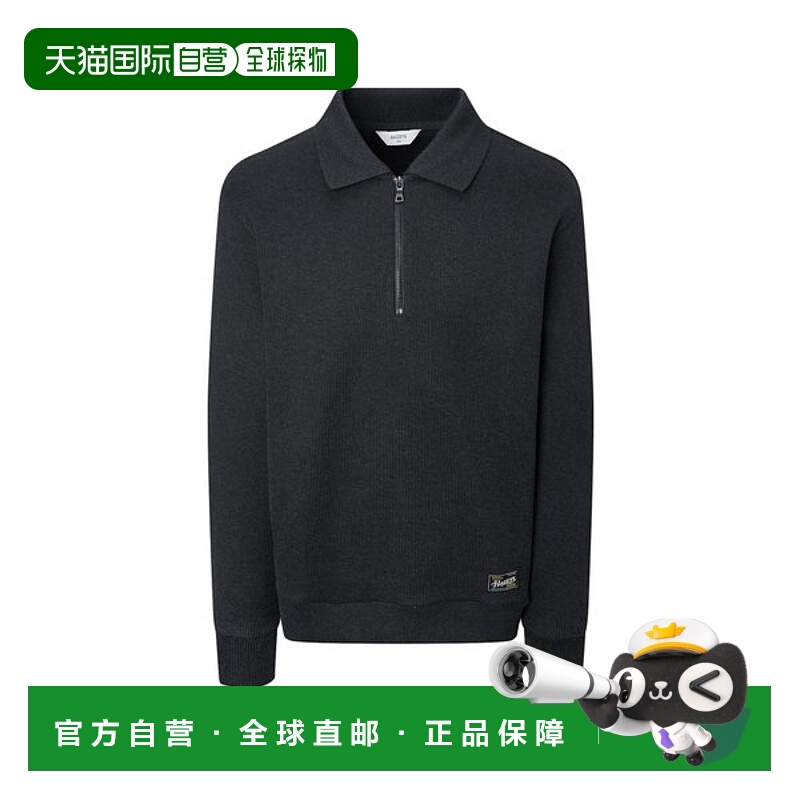 韩国直邮HAZZYS [25FW] 炭灰色尼特里克领半拉链上衣 (HZTS5D602C