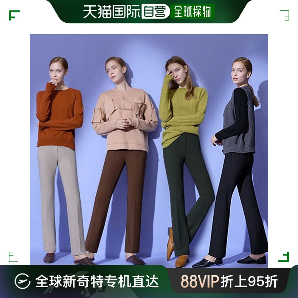 韩国直邮Tag牛仔裤[TAG] 21FW高弹力喇叭式松紧带裤子 4种 1-封面