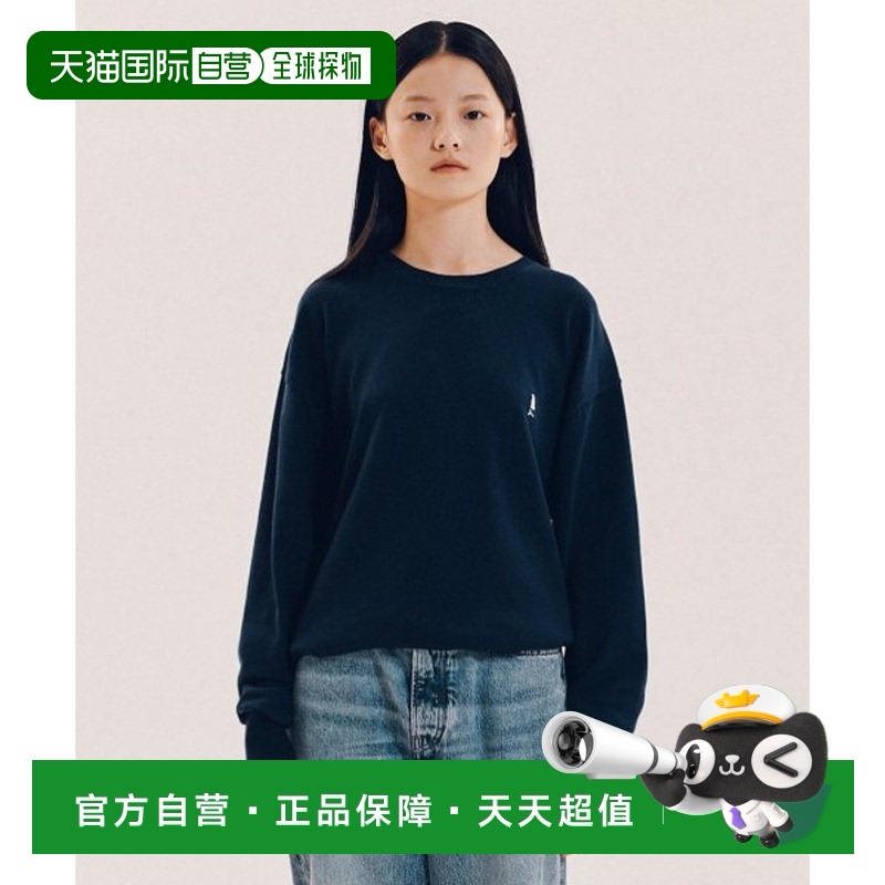 韩国直邮YALE HERITAGE DAN MINIMAL KNIT NAVY男针织YD08KT0001N