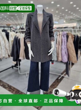 韩国直邮THE IZZAT 修身羊毛大衣式夹克女装 INAA0JK16370