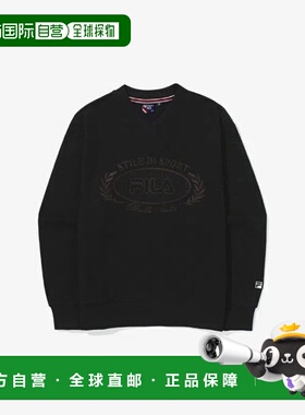 韩国直邮FILA Wheelaginfalti KQC FS2POG3362F-BLK 网球 V 领上