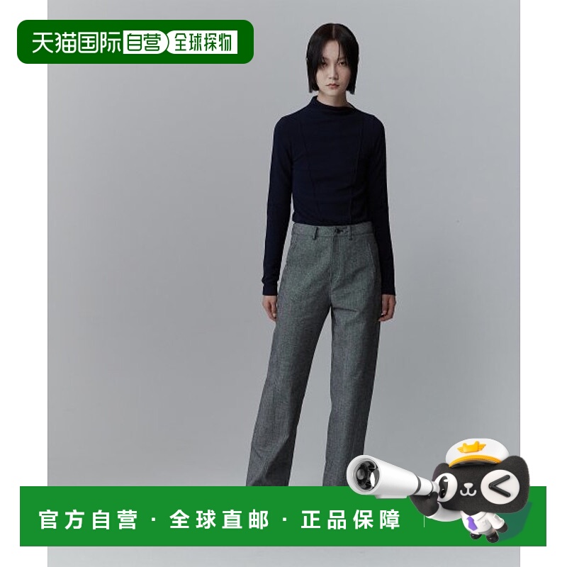 韩国直邮RE RHEE 女士女装牛仔裤RN4SLO011-0 Herringbone wide-le