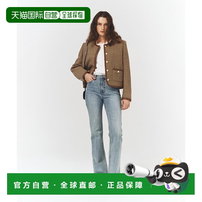 韩国直邮Dunst2023秋冬新品中性风经典女款牛仔裤UDPA3C205B1