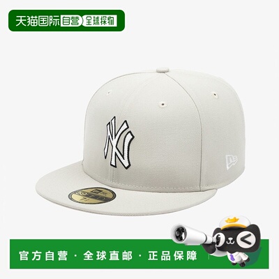 韩国直邮NEW ERA MLB 纽约洋基队 Basic Outline Fitted Cap Ston
