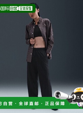 韩国直邮NIKE M Nike Pants JQK HV5134-010 运动装女式中高腰宽