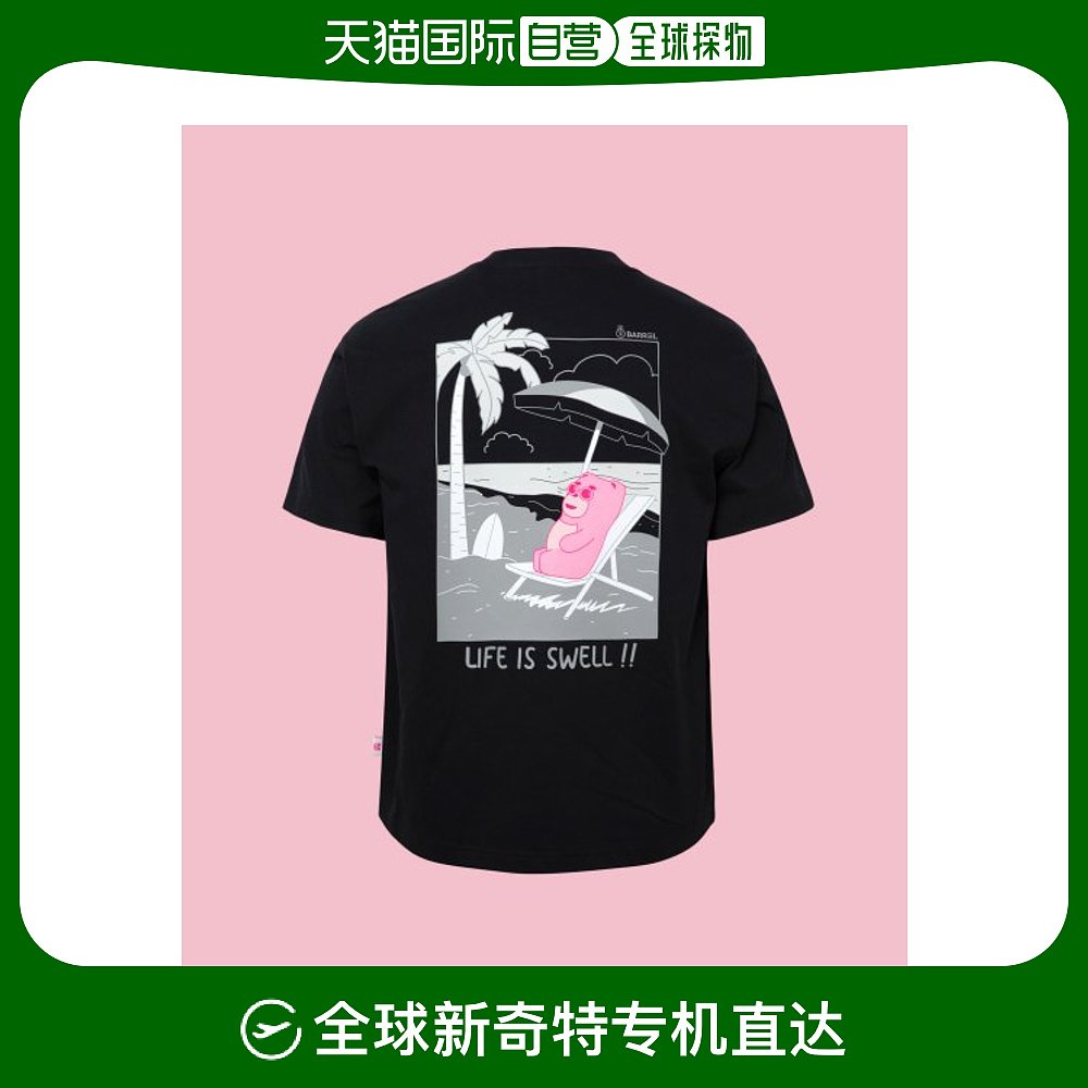 韩国直邮BARREL 男士T恤BARREL X BELLYGOM UNISEX LIFESTYLE T S 男装 T恤 原图主图