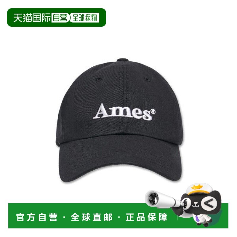 韩国直邮Ames Worldwide 女士帽子BASIC LOGO BALL CAP BLACK AM2E