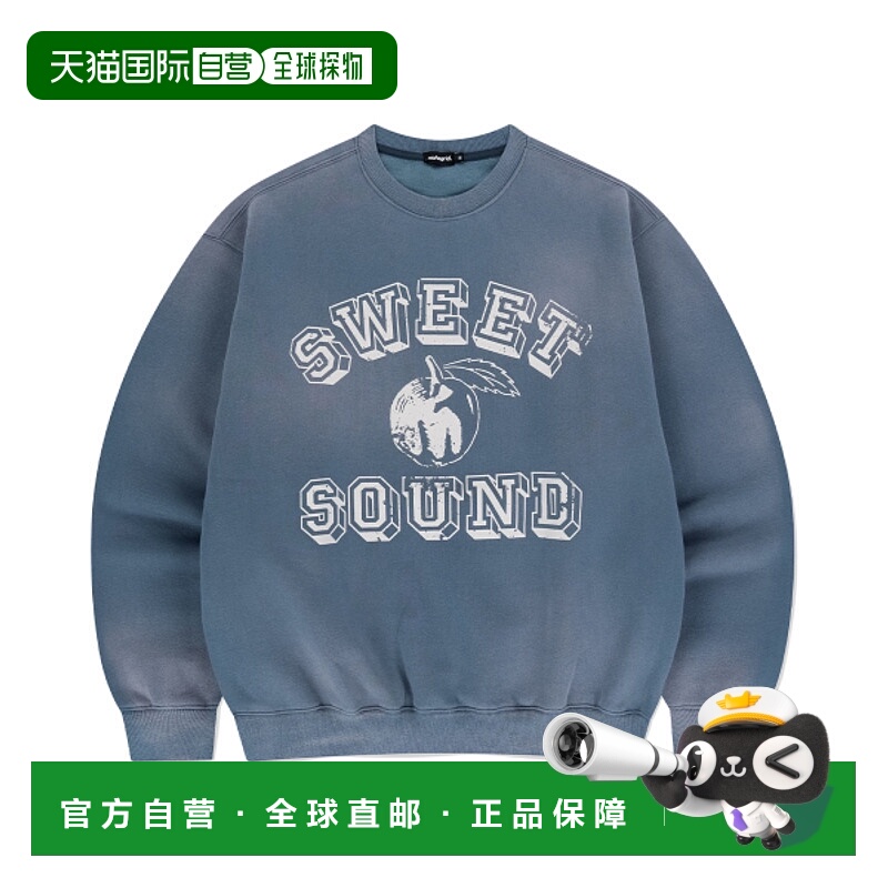 韩国直邮MAHAGRID 男士卫衣MG2EFMM452ABL FADED SWEET SOUND SWE