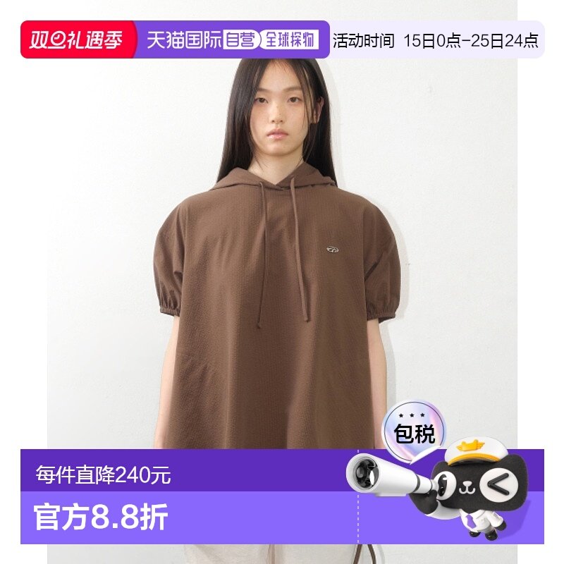 韩国直邮Ames Worldwide 女士连帽衫AM2FSUW390ABR卫衣