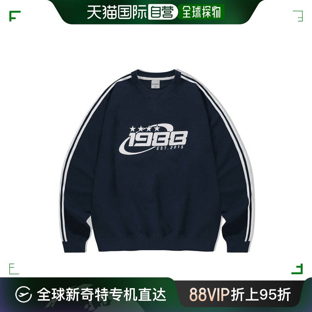 韩国直邮FILLUMINATE公用卫衣1988 Circle Logo Sweat Shirt-Nav