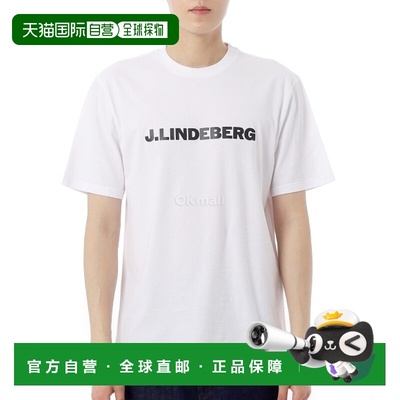 韩国直邮J.LINDEBERG PARCY 徽标 T 恤 (FMJT13552-0000)