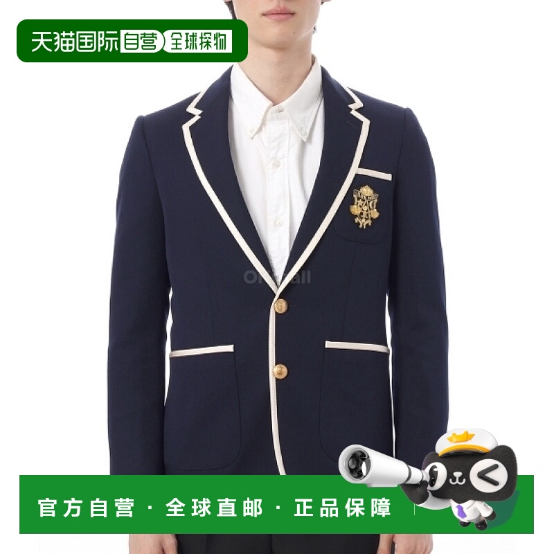 韩国直邮CELINE 斜纹羊毛经典夹克 (RV0LP092D 33NK) 夹克男装