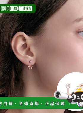 韩国直邮Rosemont [罗斯蒙特] 银色丝带外套耳环 RA24C44J配饰