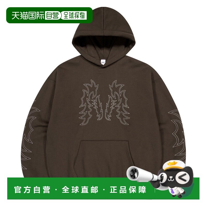 韩国直邮MAHAGRID 男士连帽衫MG2EFMM415ABR WESTERN STITCH HOOD