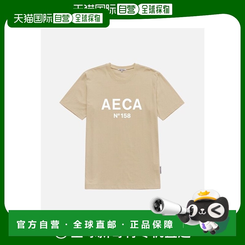 韩国直邮AECA WHITE 男士T恤AWCMSSBBTTSST005A2NC AECA BIG LOGO