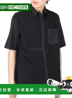 韩国直邮WHITE MOUNTAINEERING 巴拿马短袖上衣 黑色 WM2371103