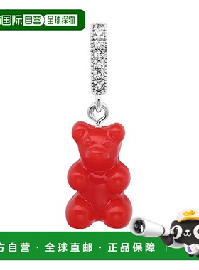 韩国直邮CRYSTAL HAZE [NOSTALGIA BEAR-SANGRIA-PAVE CONNECTOR