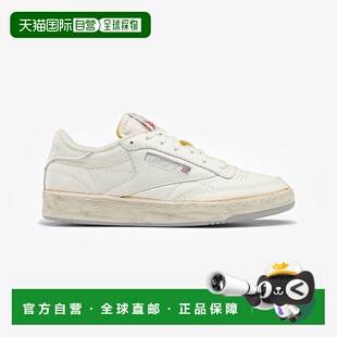 时尚 休闲 低帮 韩国直邮Reebok 男女同款 C系列 板鞋 米棕色 Club