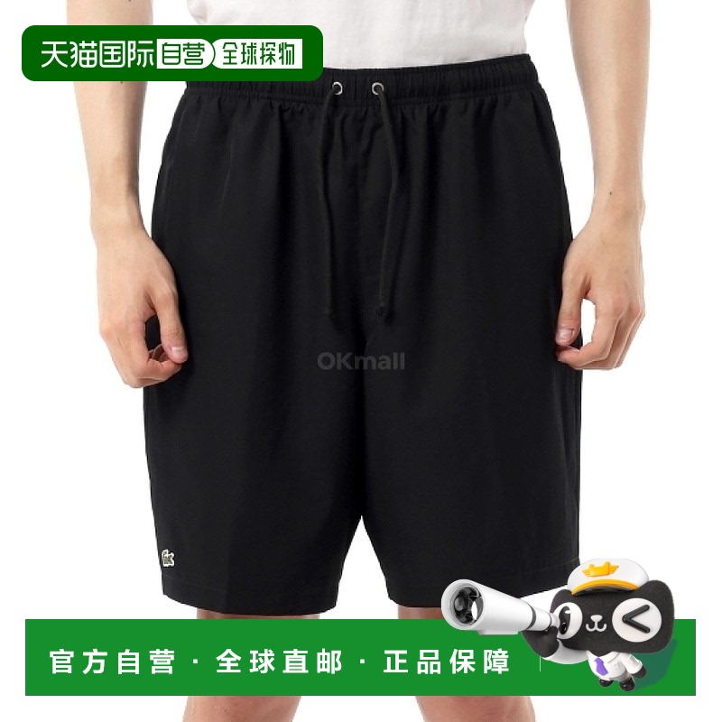 韩国直邮Lacoste 纯钻石塔夫绸运动网球短裤 (GH353T-031) 短裤