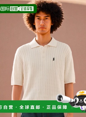 韩国直邮YALE CABLE HERITAGE DAN PK KNIT IVORY男针织YD01KT200