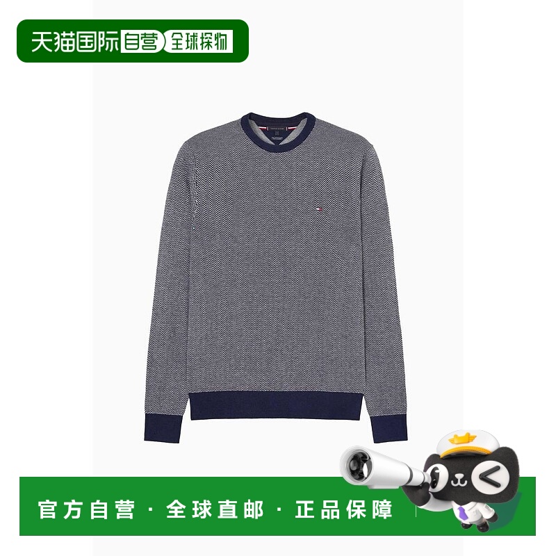韩国直邮TOMMY HILFIGER 人字形镂空毛衣 T12F7KPO120MT10A4