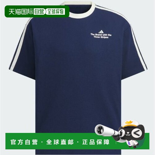 韩国直邮adidas 宽松图案男士 T 恤 KF2473_DJ