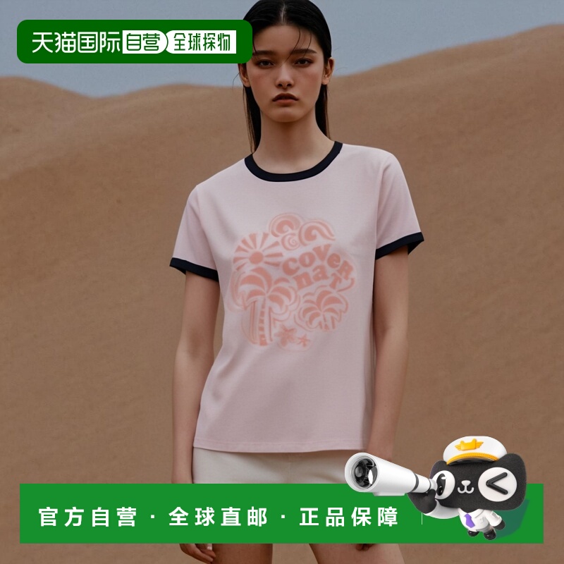 韩国直邮COVERNAT 女士女装T恤CO2402ST71LP潮流穿搭时尚高级感