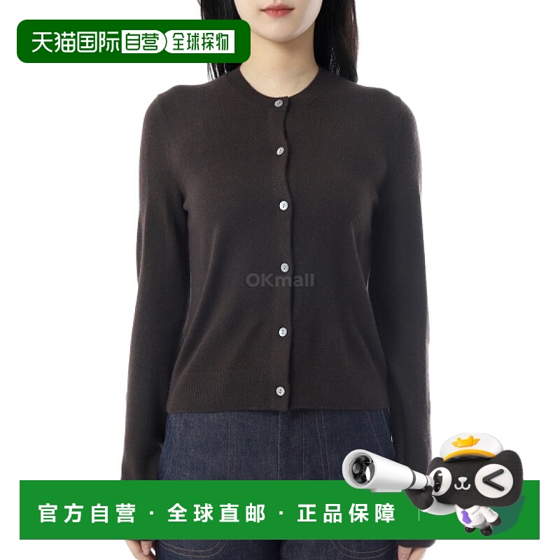 韩国直邮Theory 羊绒圆领开衫 (O0818705 DAJ) 开襟衫