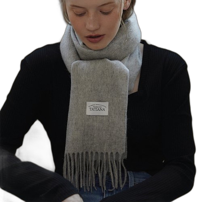 韩国直邮TATIANA小众韩式浪漫少女氛围感气质精致设计感围巾50046