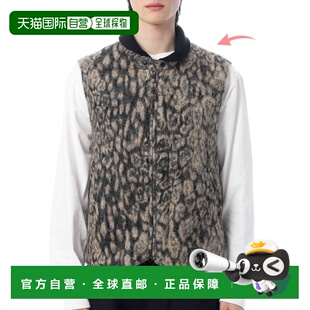 羊毛涤纶豹纹提花 LL背心 25F1C Garments 韩国直邮Engineered