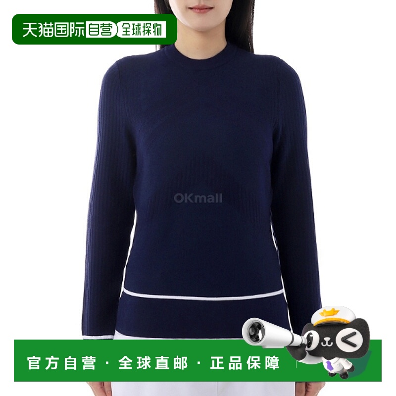 韩国直邮Callaway Chev 毛衣（带饰边）(CGGSF180-410) 圆领针织