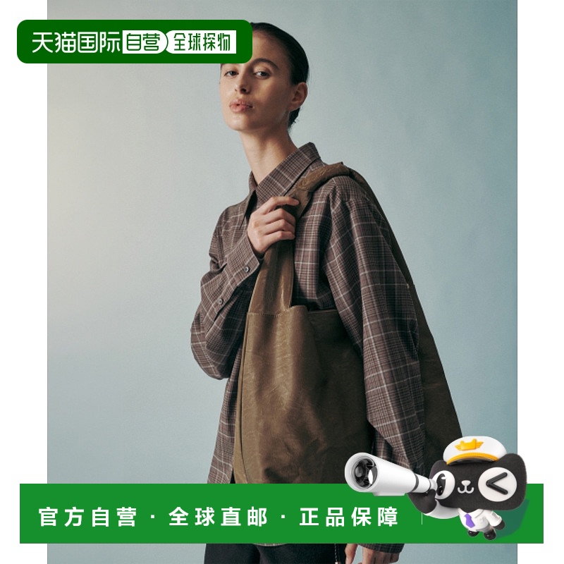 韩国直邮RE RHEE 女士包包RQ2BGP222-2-OB LEATHER SHOPPER BAG OL